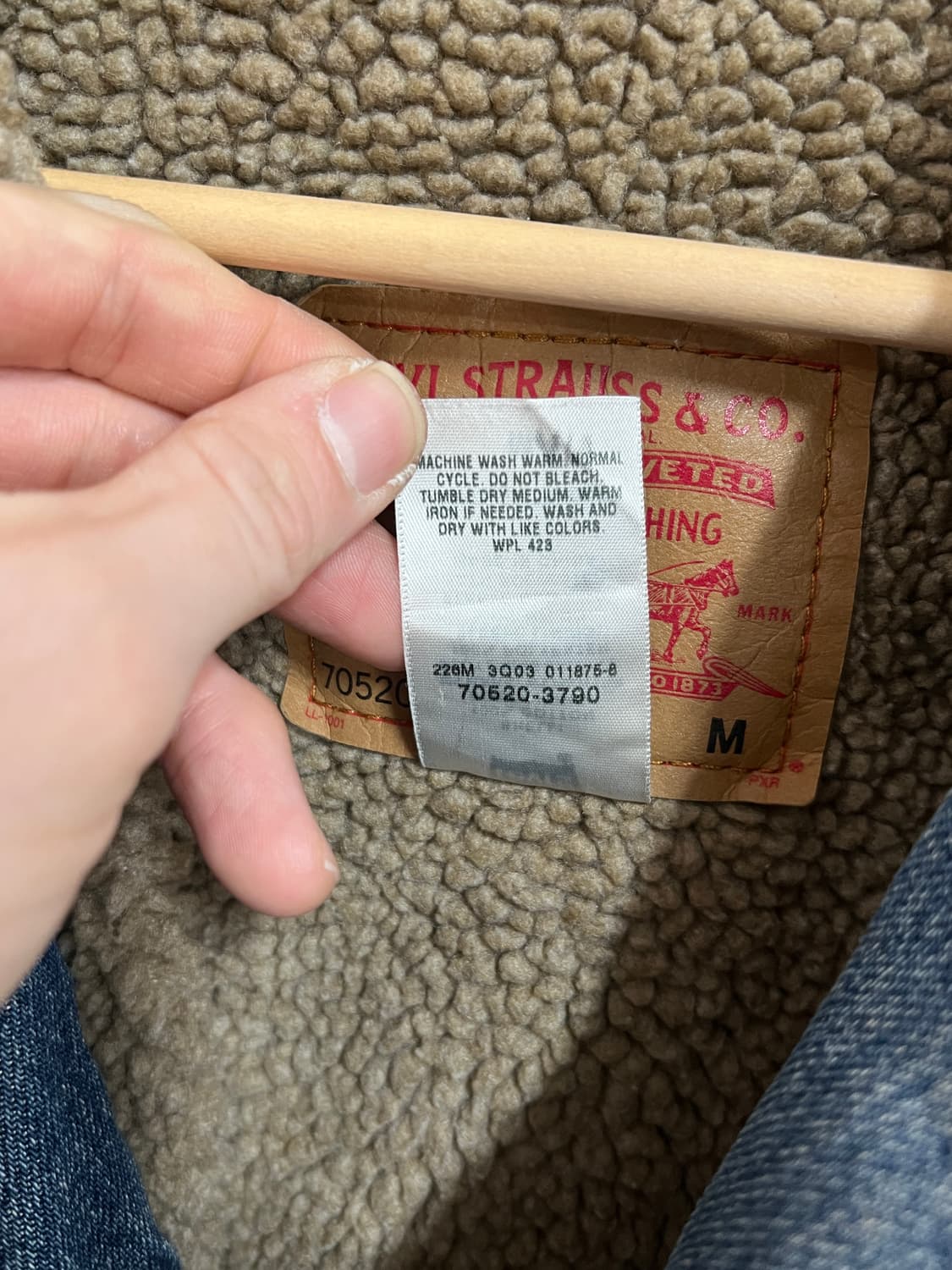 Levis 리바이스 쉐르파 스탠다드 트러커 자켓 상품이미지6