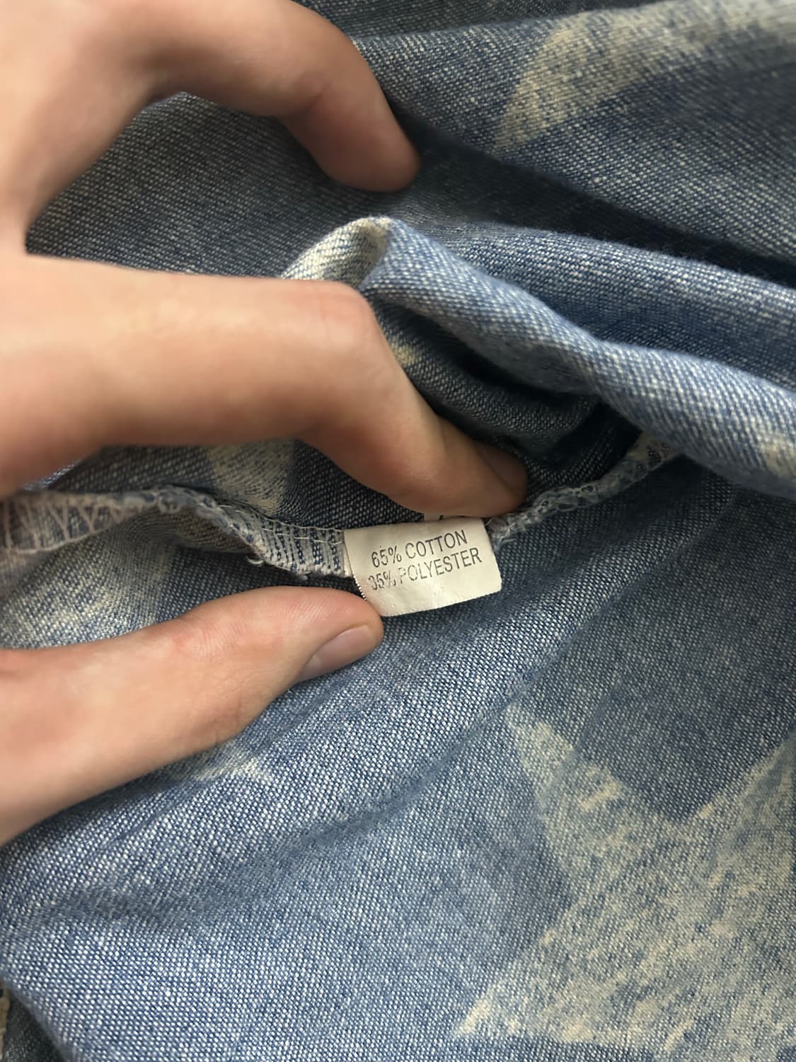 스타 프린트 데님 웨스턴셔츠 상품이미지4