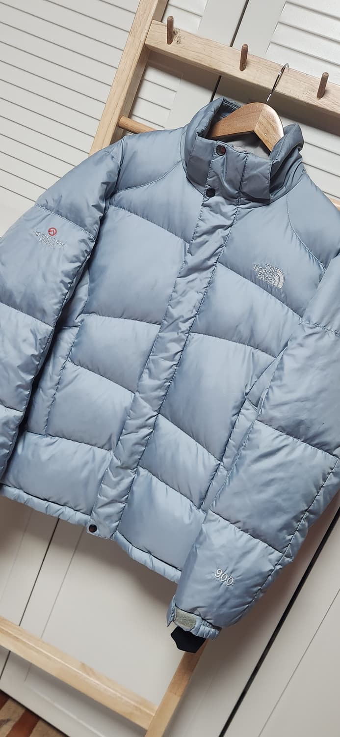 노스페이스 스카이블루 눕시 900 필 파워 패딩 자켓 상품이미지6