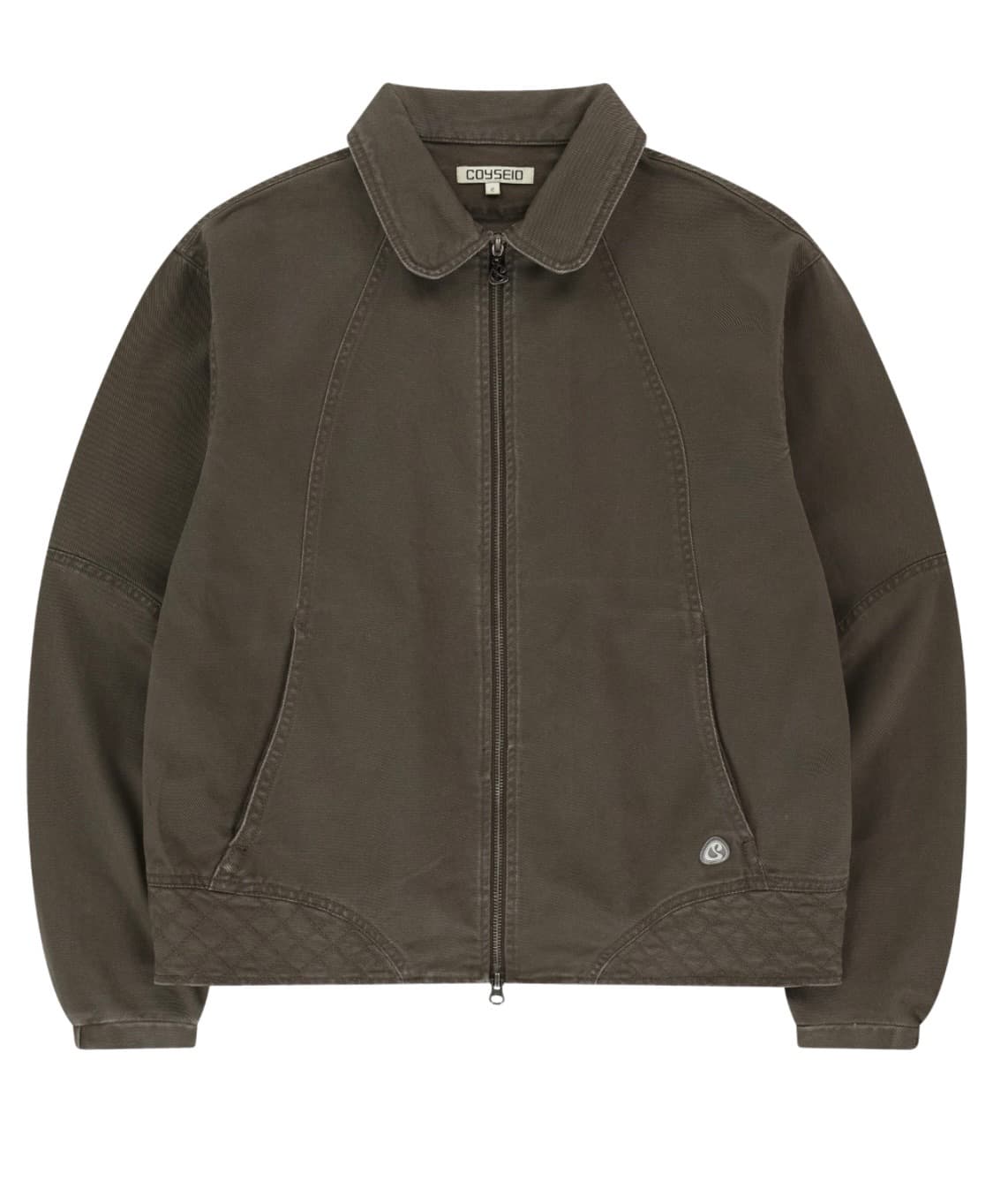 코이세이오 ROUND COLLAR STITCH JACKET COCOA 상품이미지1