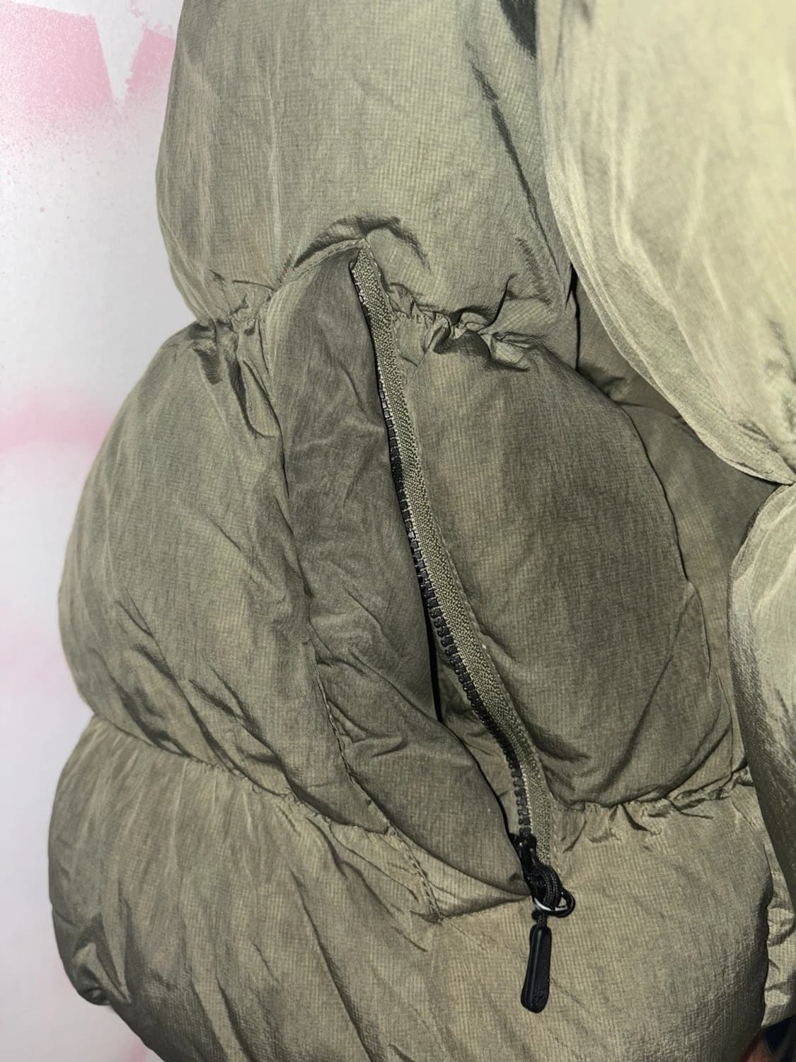 스투시 립스탑 다운 푸퍼 패딩 자켓 올리브 상품이미지5