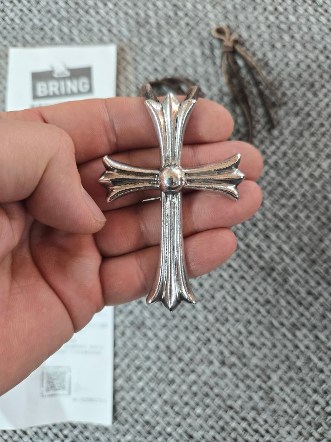 크롬하츠 라지 크로스 펜던트 상품이미지3