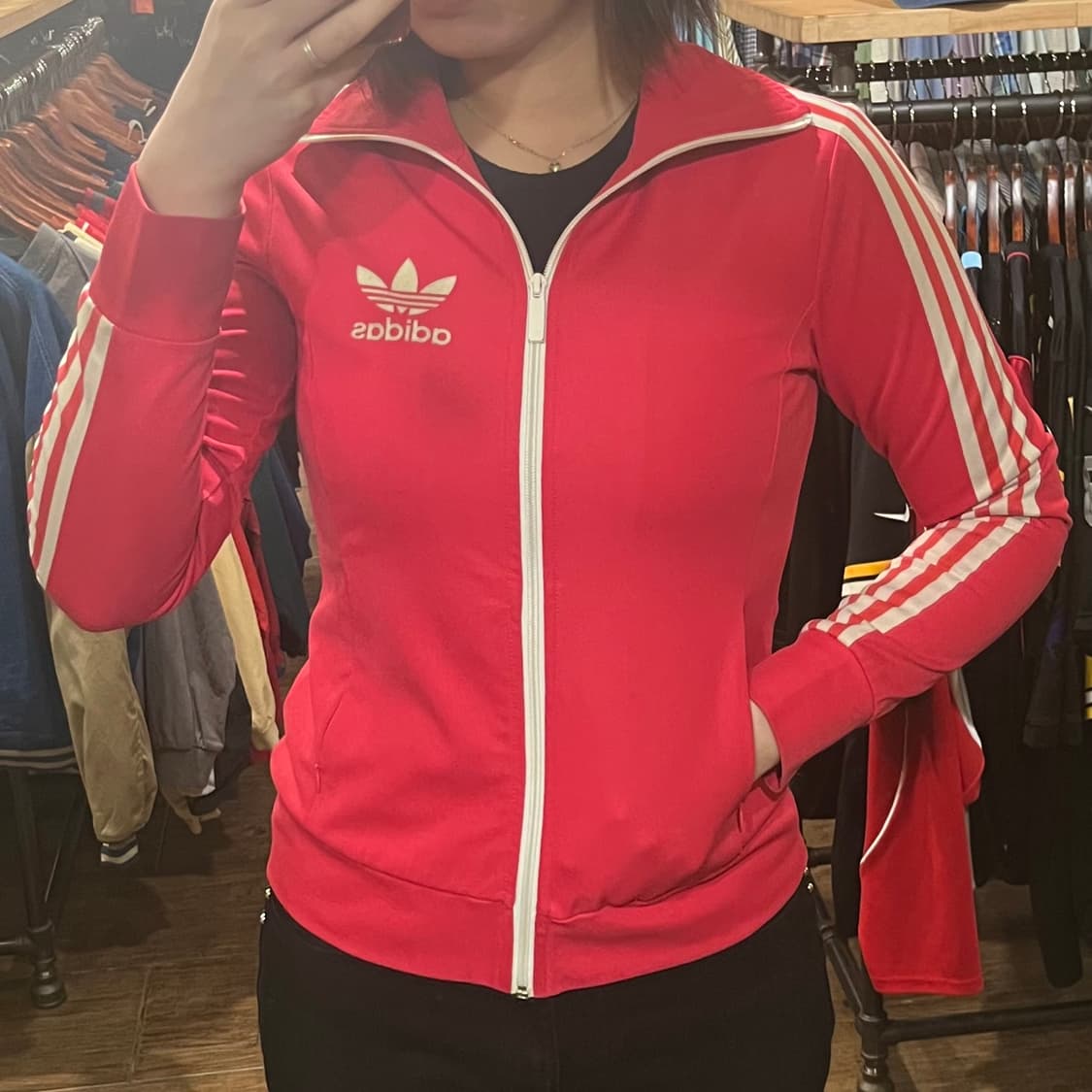 [HI] 아디다스 트레이닝 집업 핑크 상품이미지2