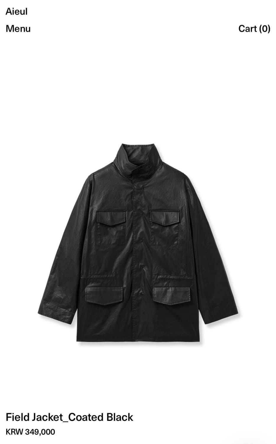 Aieul 아이엘 필드자켓 48 새상품 상품이미지1