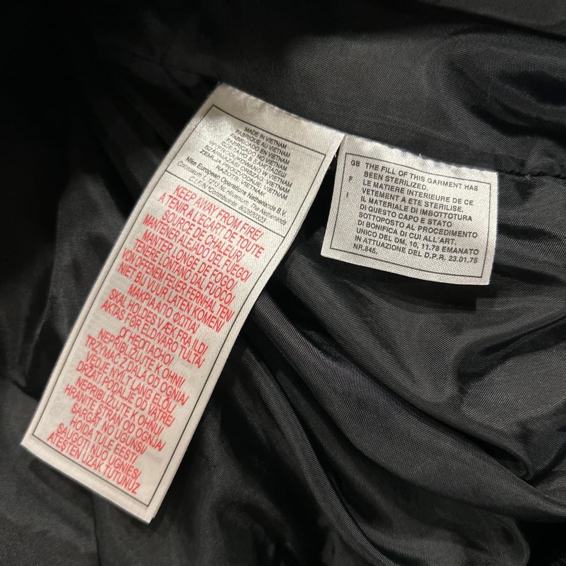 [L] 00s 올드 나이키 ACG 패딩 자켓 블랙 B95 상품이미지10