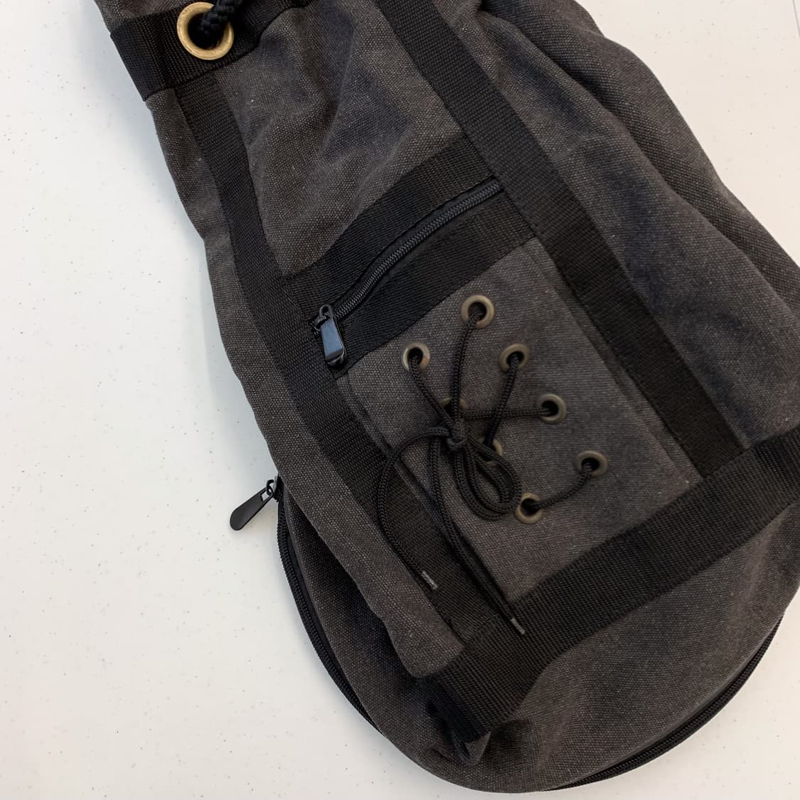 빈티지 복조리 캔버스 가방( 백팩, 크로스백 ) 상품이미지3