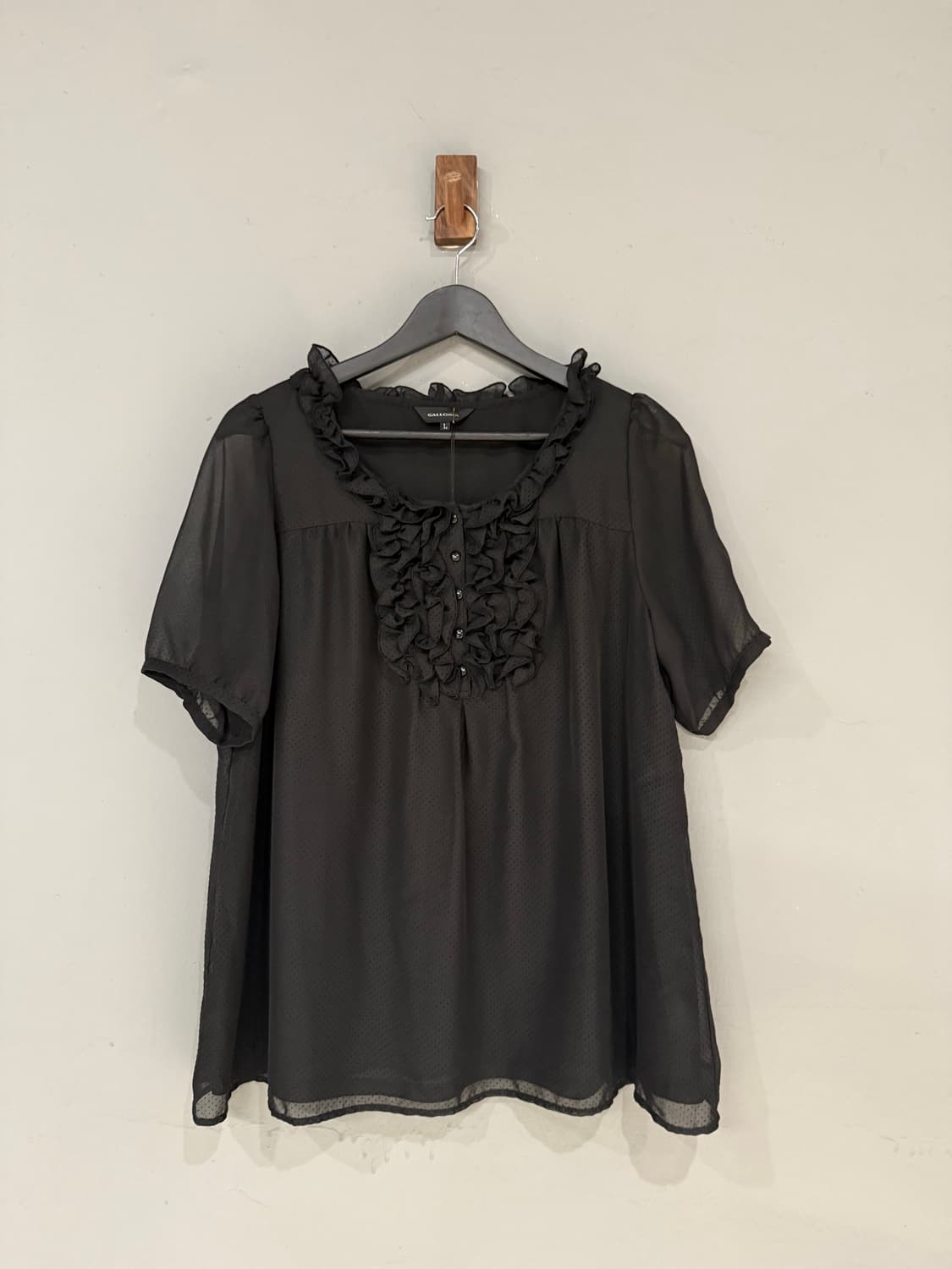 frill detail dot pattern blouse 상품이미지5