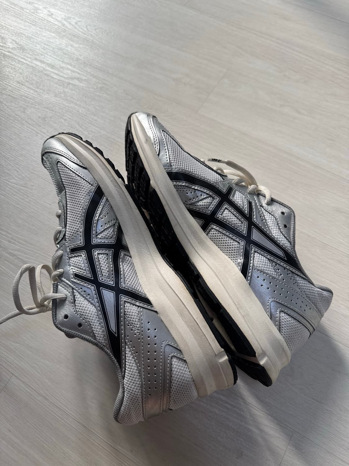 아식스 조그 100 S 화이트 블랙 - 2E 와이드 280 상품이미지3