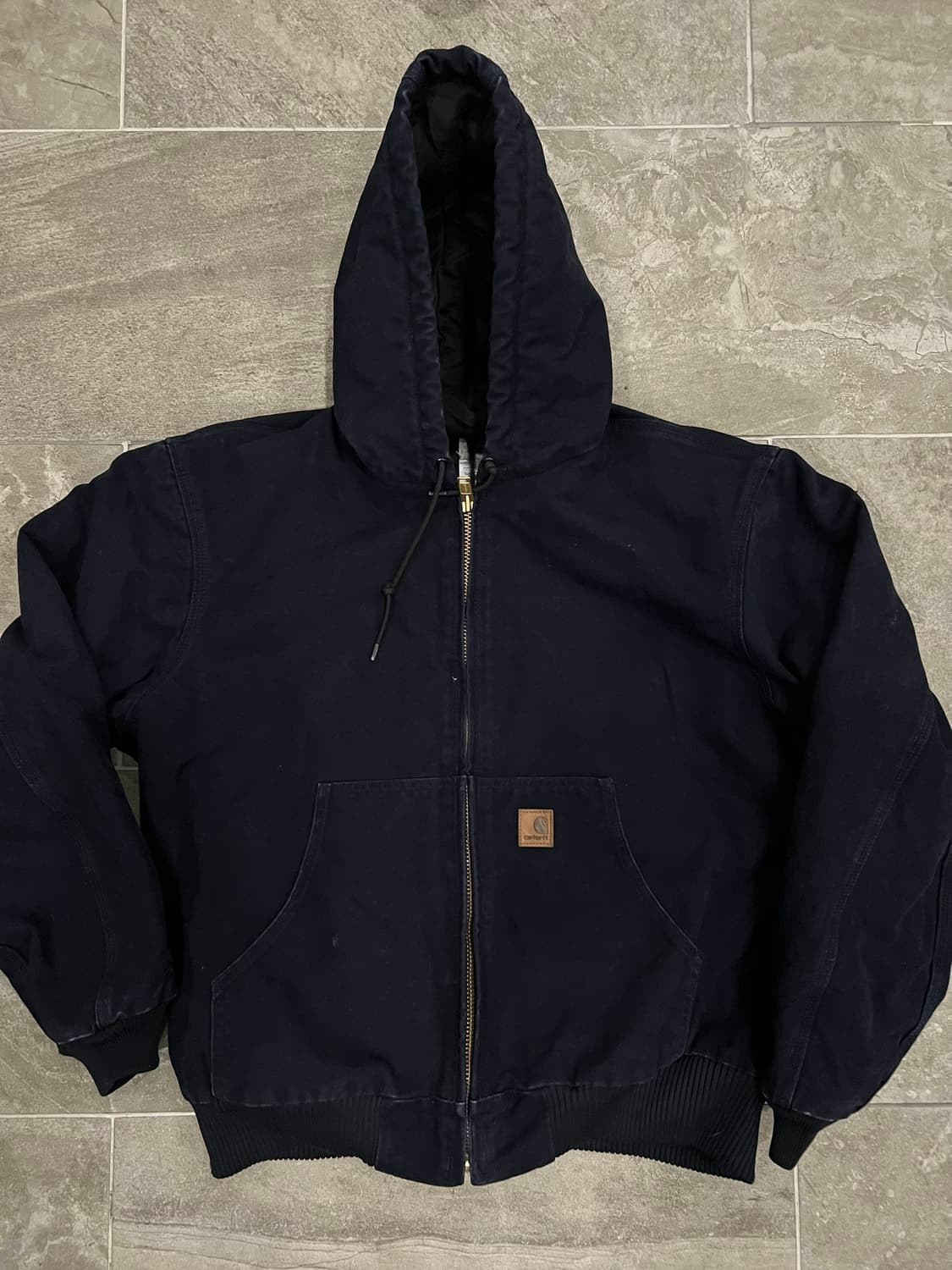 (L) 칼하트 덕 액티브 후드자켓 J130 MDT 미드나잇 상품이미지7