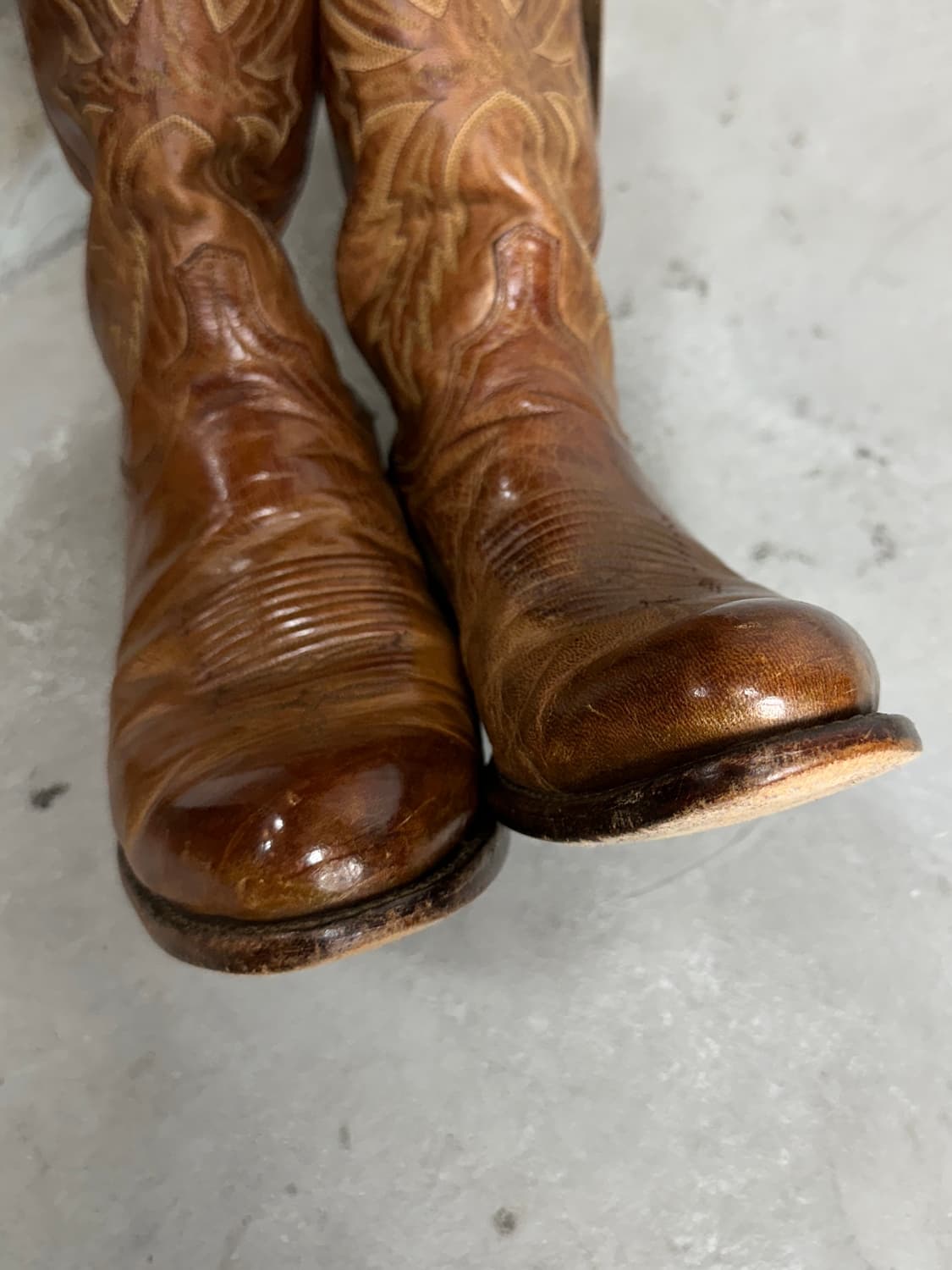 90's USA Made Lucchese 카우보이 웨스턴 부츠 상품이미지6