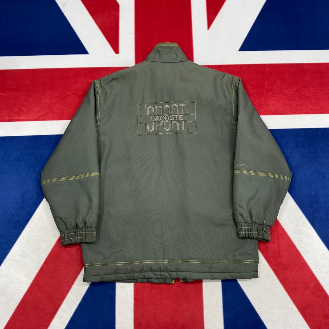 라코스테 올드스쿨자켓 100 실측 105  상품이미지3