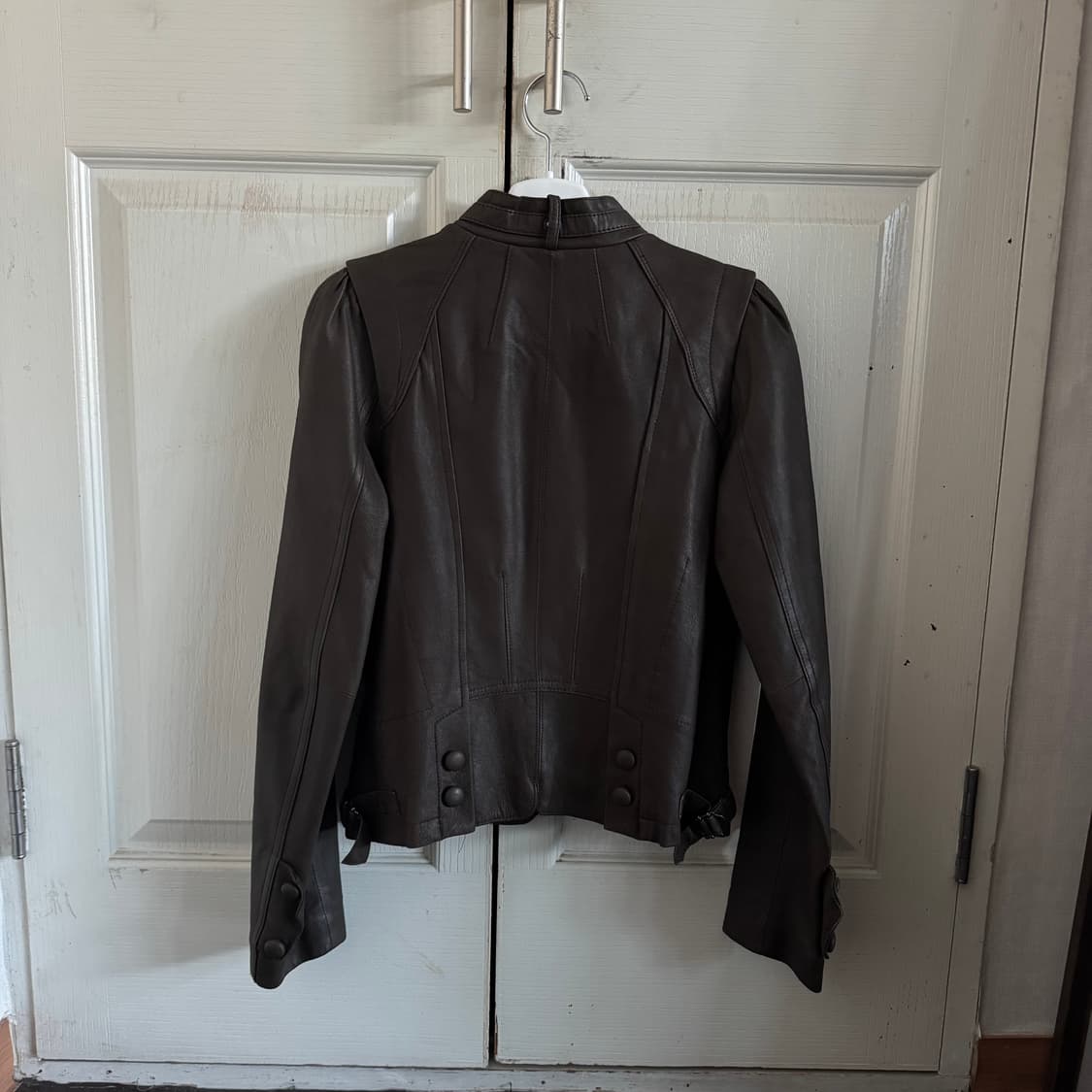 Leather Napoleon Jacket 상품이미지3