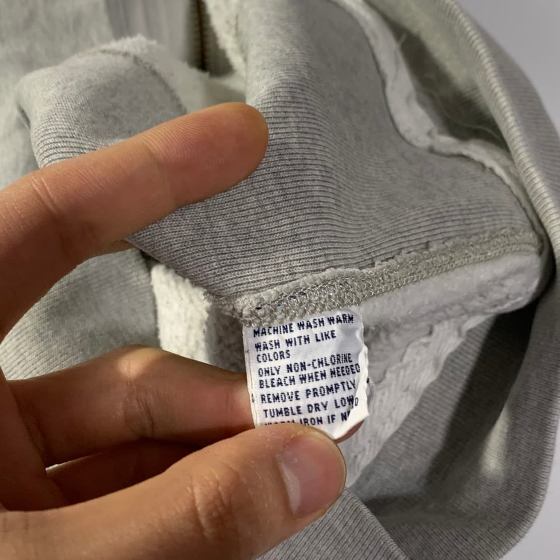 폴로 써멀 그레이 후드집업 상품이미지5