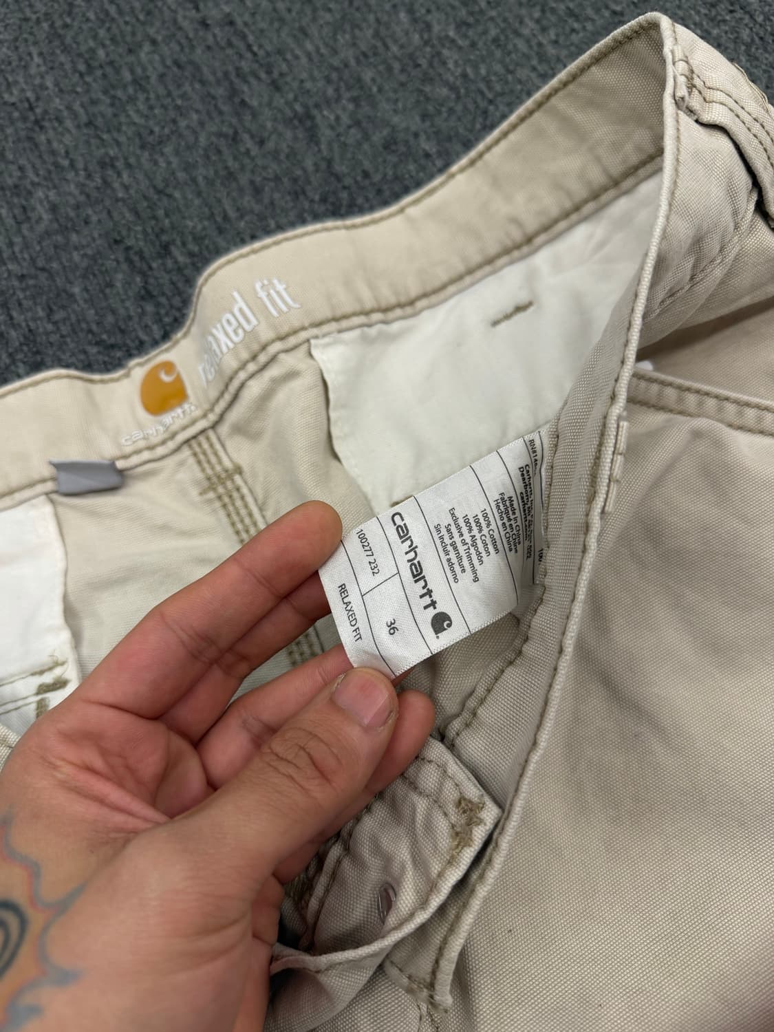 36) 칼하트 빈티지 카고 반바지 상품이미지3