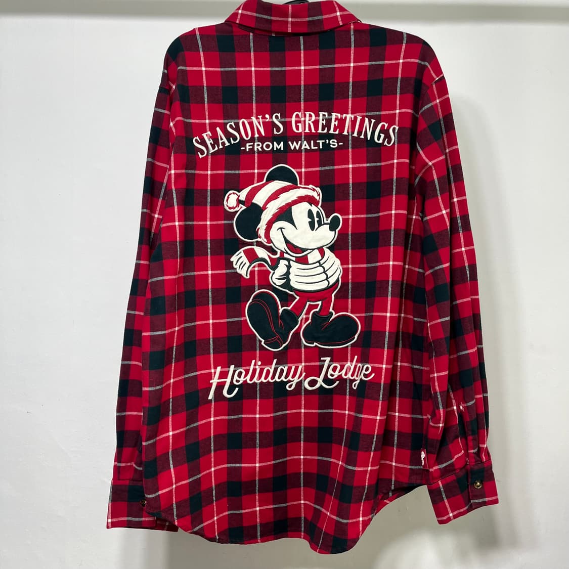 90s 미키마우스 FLANNEL 플란넬 셔츠 상품이미지6