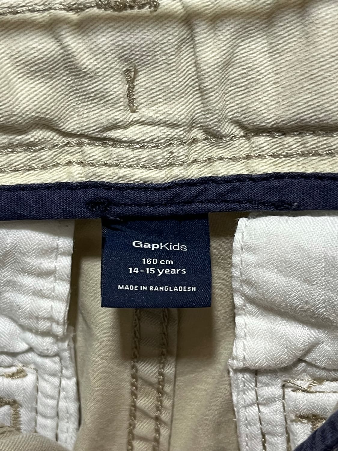 Gap kids ivory cargo pants 상품이미지2
