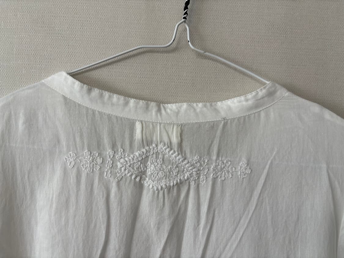 화이트 바선생 원피스+muji가디건 상품이미지3