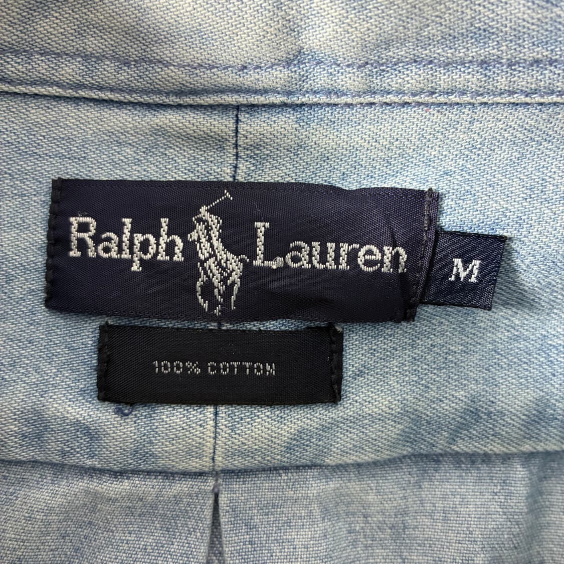 Polo  폴로 랄프로렌 자수 코튼 샴브레이 셔츠   상품이미지4