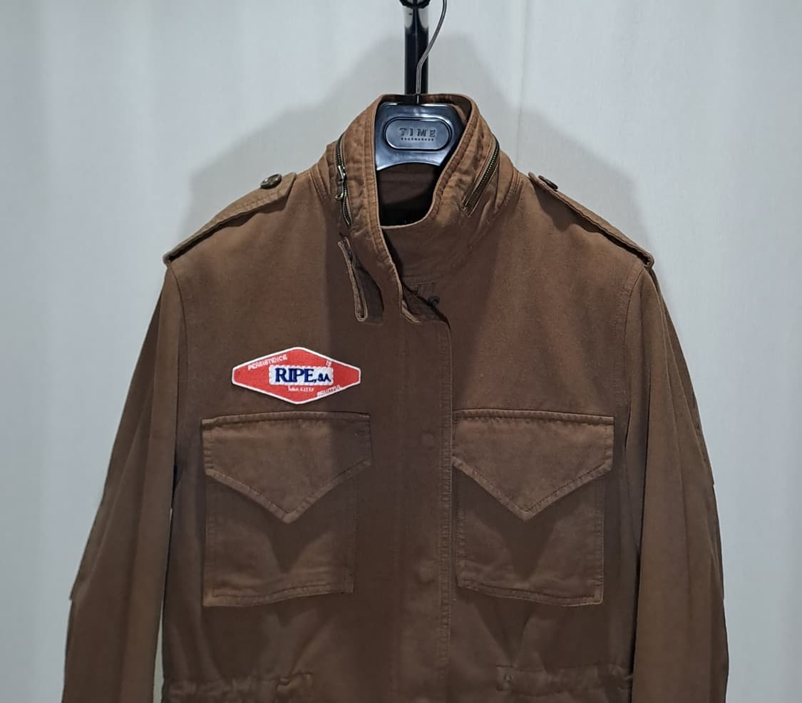 (여성) 타임 패치 페인팅 야상자켓 F B112 상품이미지2