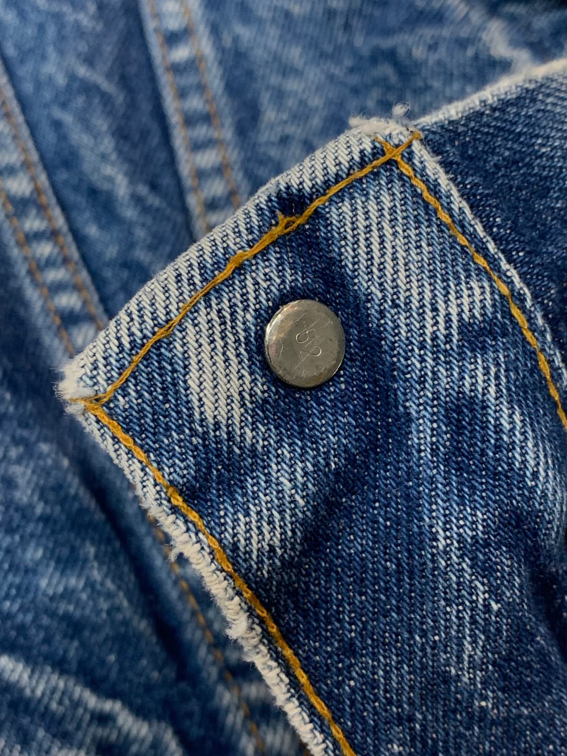 70s 리바이스 70505 블랭킷 라이닝 데님 트러커 자켓 상품이미지8