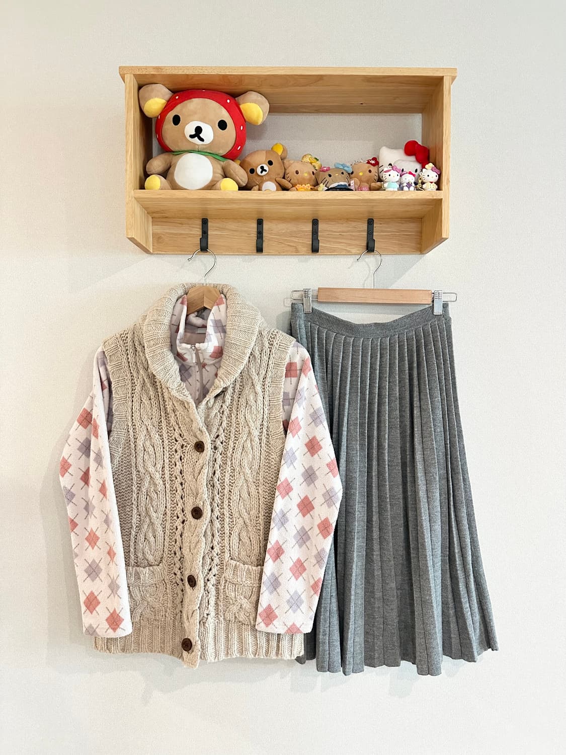 jpn 하구미 스즈코 모리걸 아오이유우 레이어드 코디세트 상품이미지1