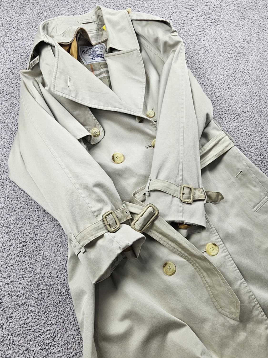 버버리 헌팅트림 벨티드 더블 트렌치 코트 ( 상세설명참조 )/ 10547 상품이미지10