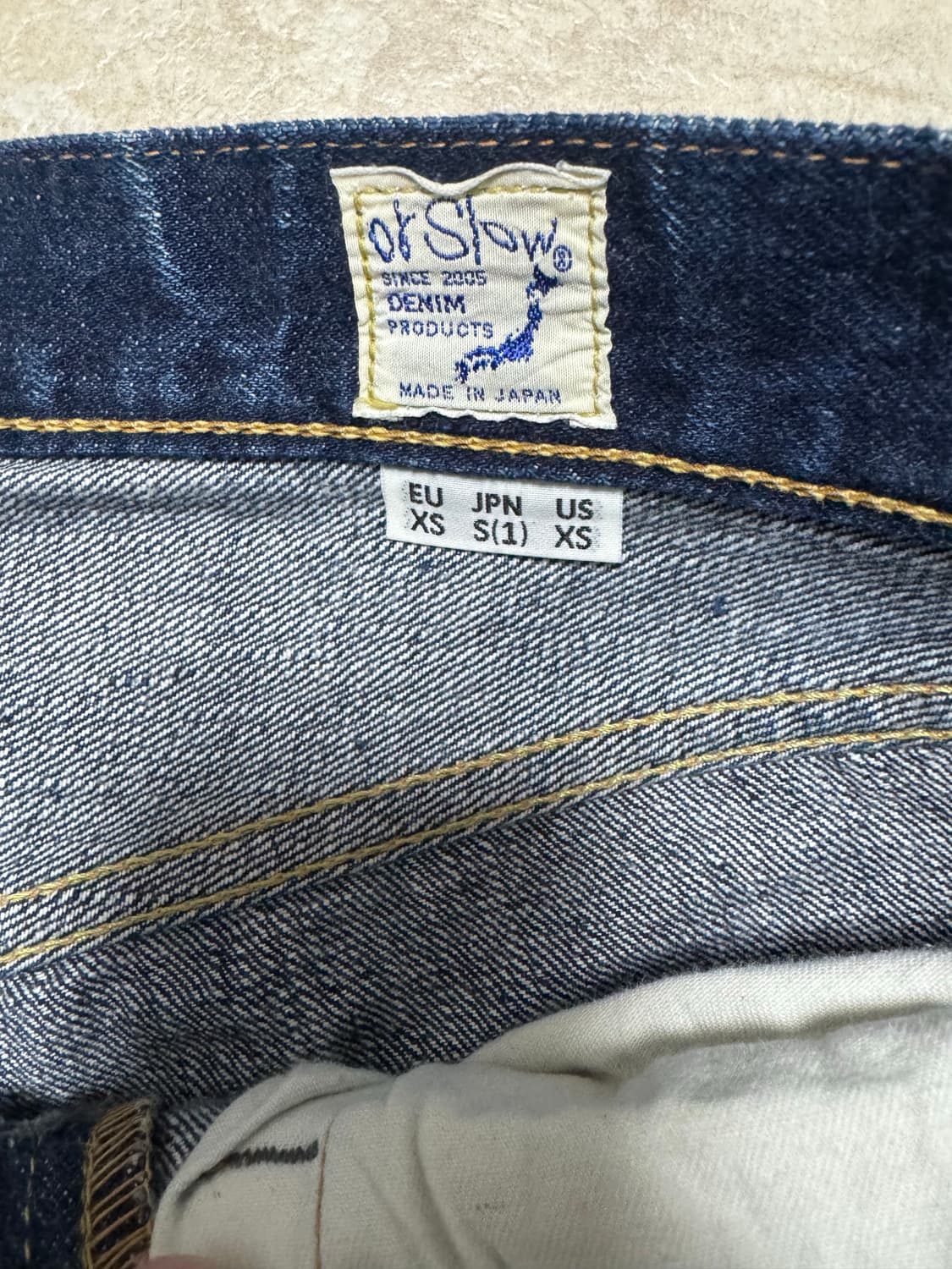 오어슬로우 orslow 셀비지 데님 팬츠 105 1사이즈 상품이미지3