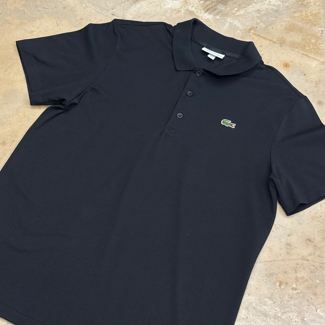 L 라코스테 블랙 카라티셔츠 상품이미지1