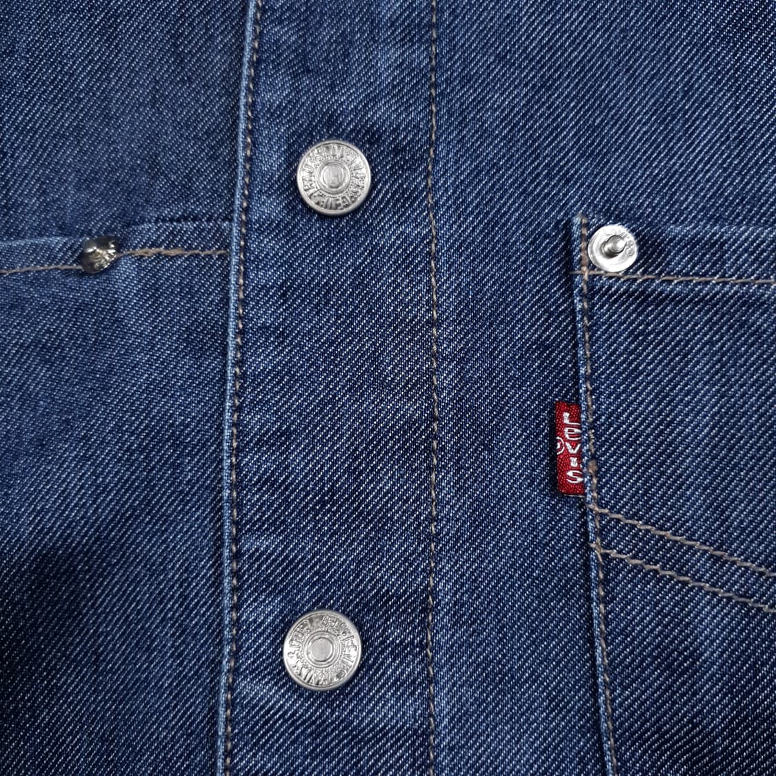 L (100) 리바이스 엔지니어드 진 포켓 데님 트러커 청자켓 상품이미지5