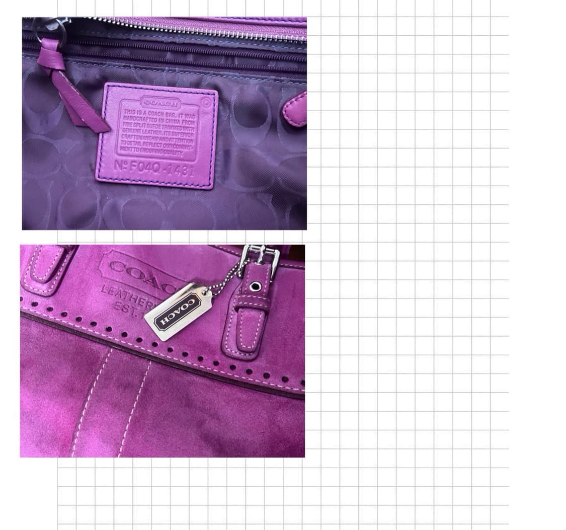 Coach Y2K Magenta Pink Tote Bag 상품이미지4