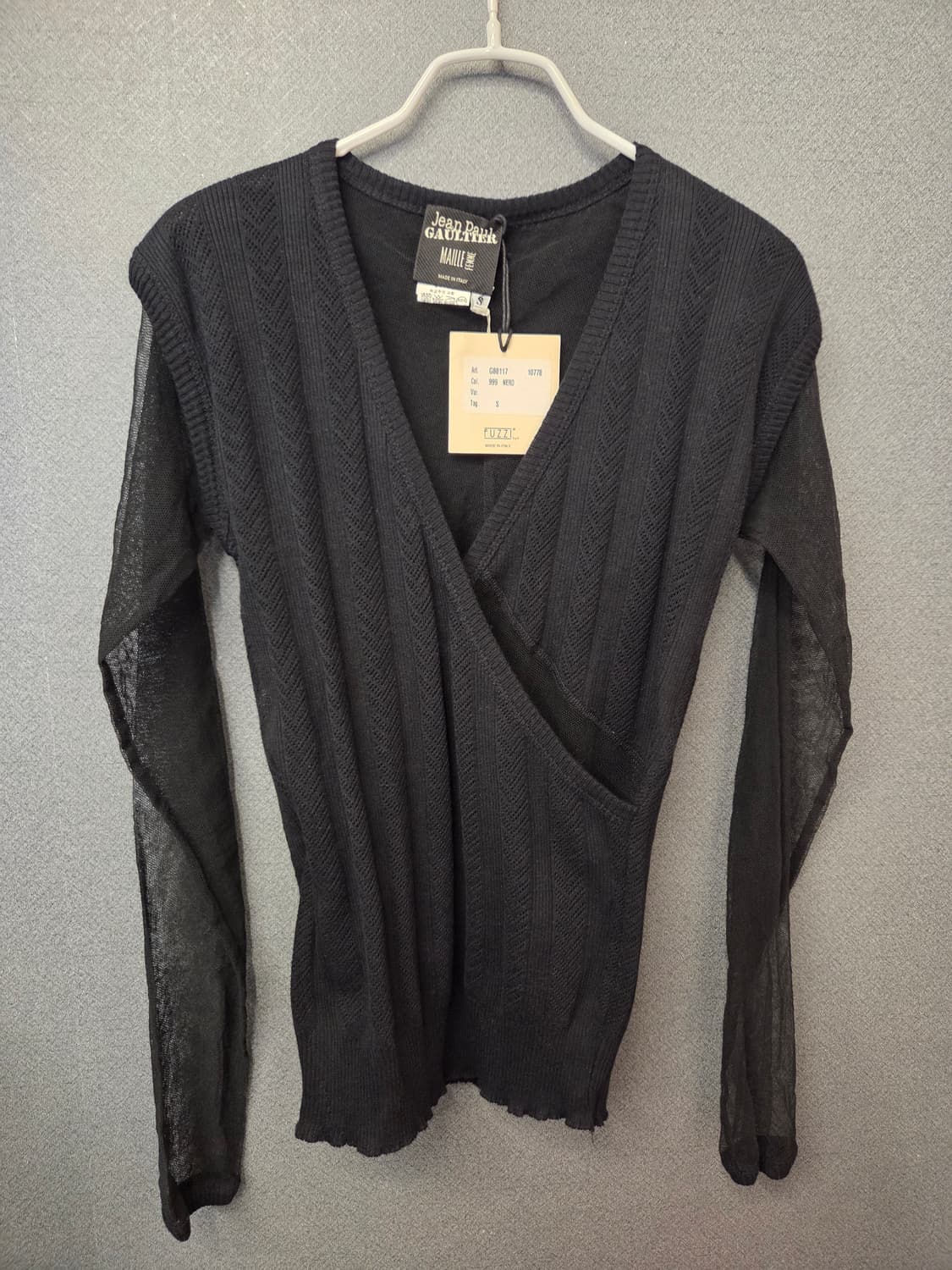 장폴고티에 시스루랩니트 (새상품) 상품이미지1