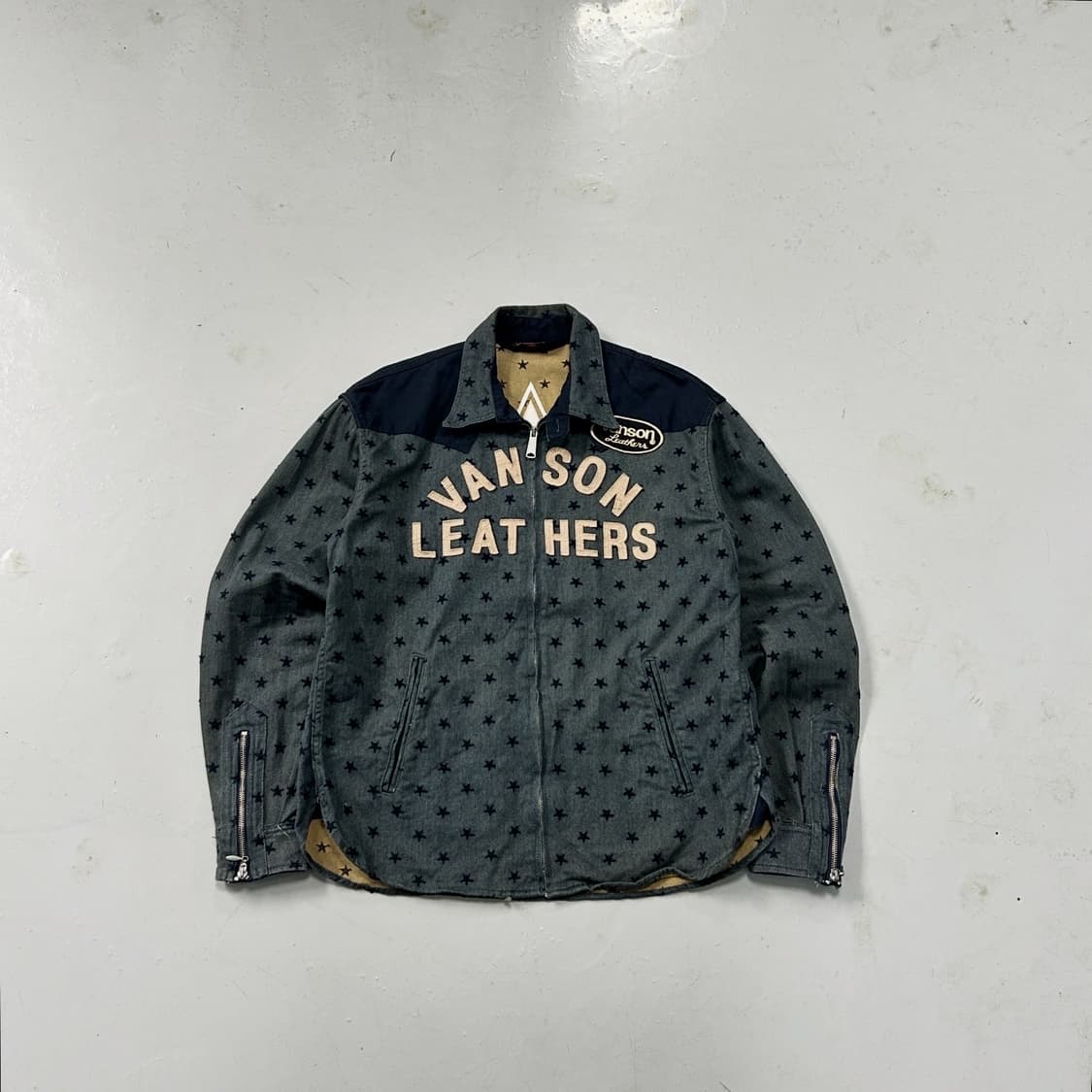 밴슨 빅로고 스트 집업 자켓  상품이미지1