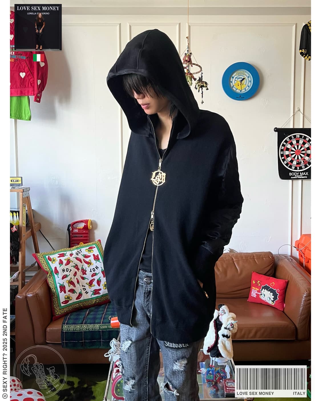 LOVE SEX MONEY Archive 2-Way Hood Jacket 상품이미지1