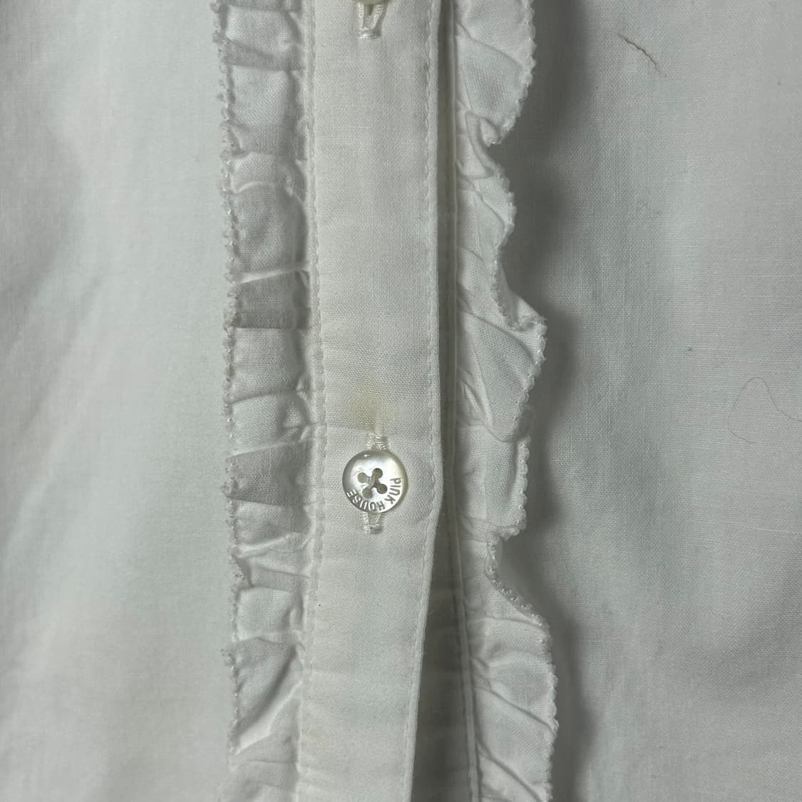 [PINK HOUSE] 핑크하우스 프릴 자수 블라우스 상품이미지4