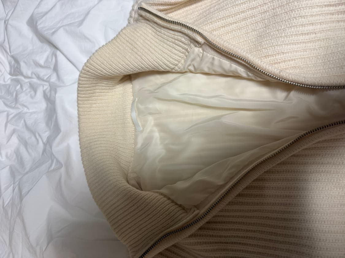 아모멘토 풀니들 집업 블루종 판매합니다  상품이미지5