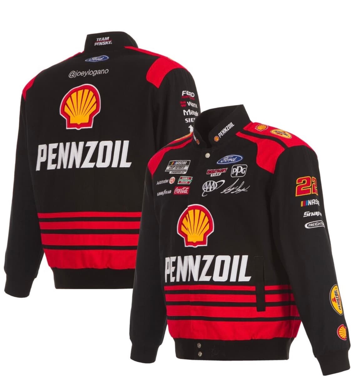 Joey logano snap jacket 상품이미지3