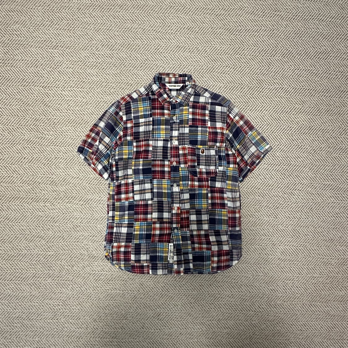 BAPE japan made patchwork shirt 상품이미지1