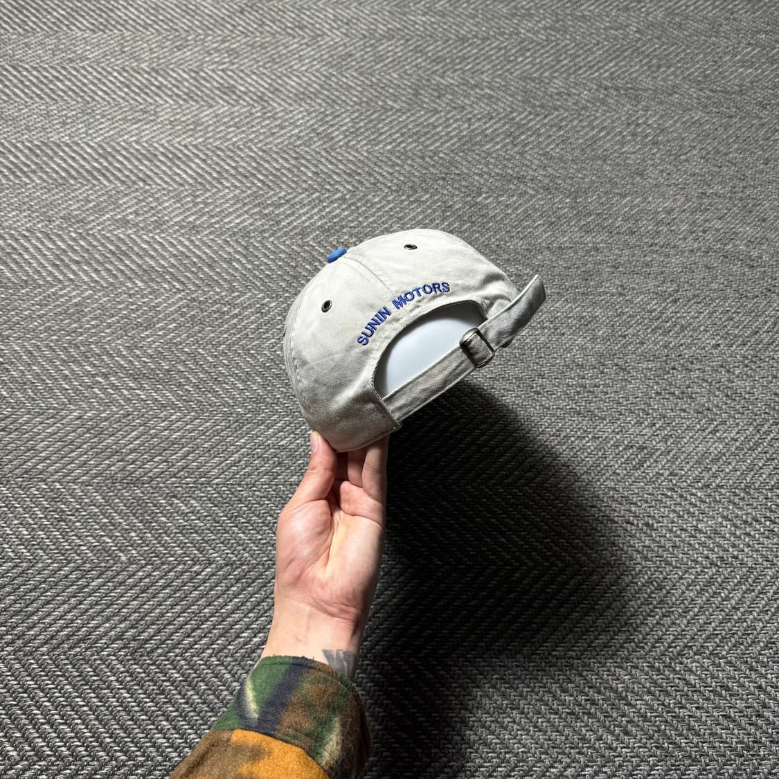 선인 모터스 Ford 포드 스펠아웃 자수 볼캡 모자 OS 상품이미지3