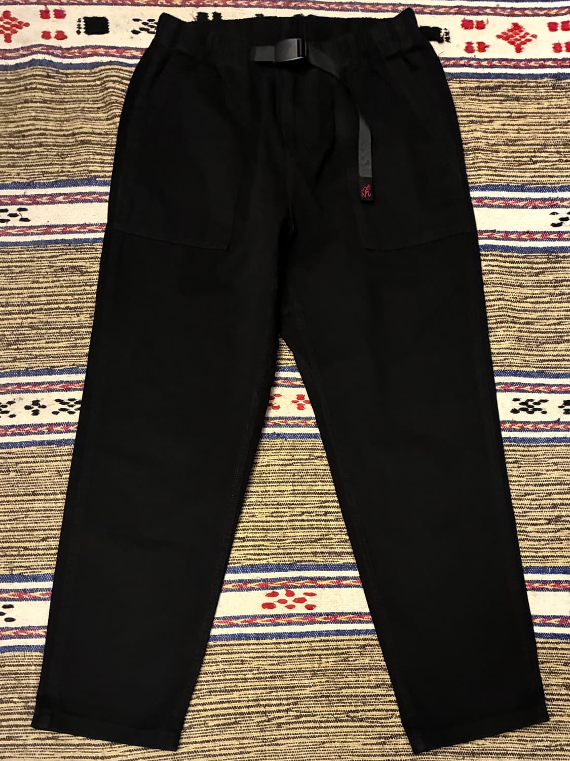 (M~L)그라미치 루즈 테이퍼드핏 치노 퍼티그팬츠 블랙 상품이미지1