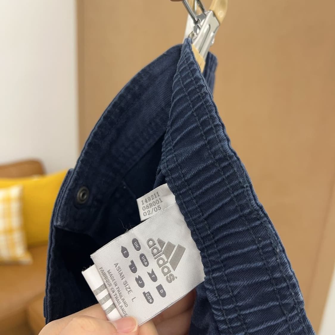 아디다스 빈티지 올드스쿨 스펠아웃 카고팬츠 반바지 L C04933  상품이미지4