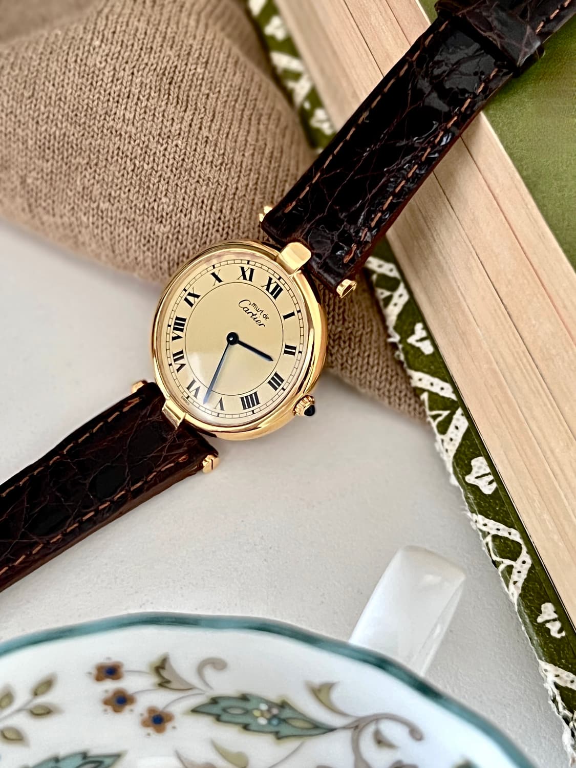  머스트 드 까르띠에 방돔 베르메이유 시계(L남여동용) / 정품감정. 케 상품이미지2