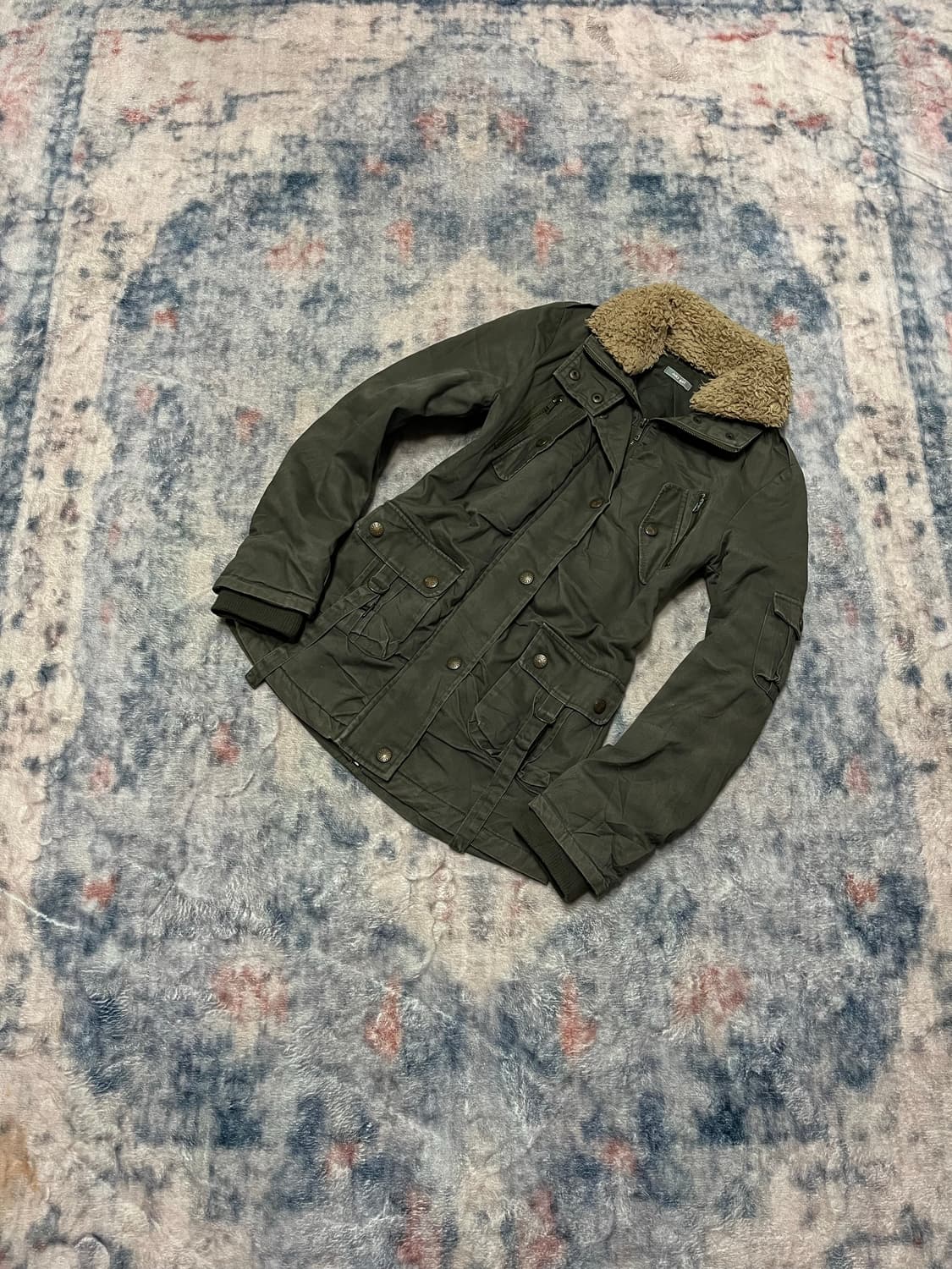 Joky gal 00s y2k military jacket 상품이미지1