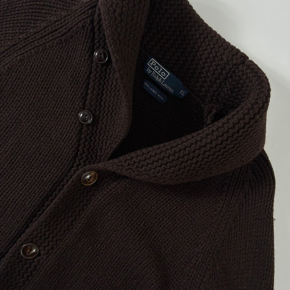 Polo  폴로 랄프로렌 램스울 숄카라 니트 가디건   상품이미지3