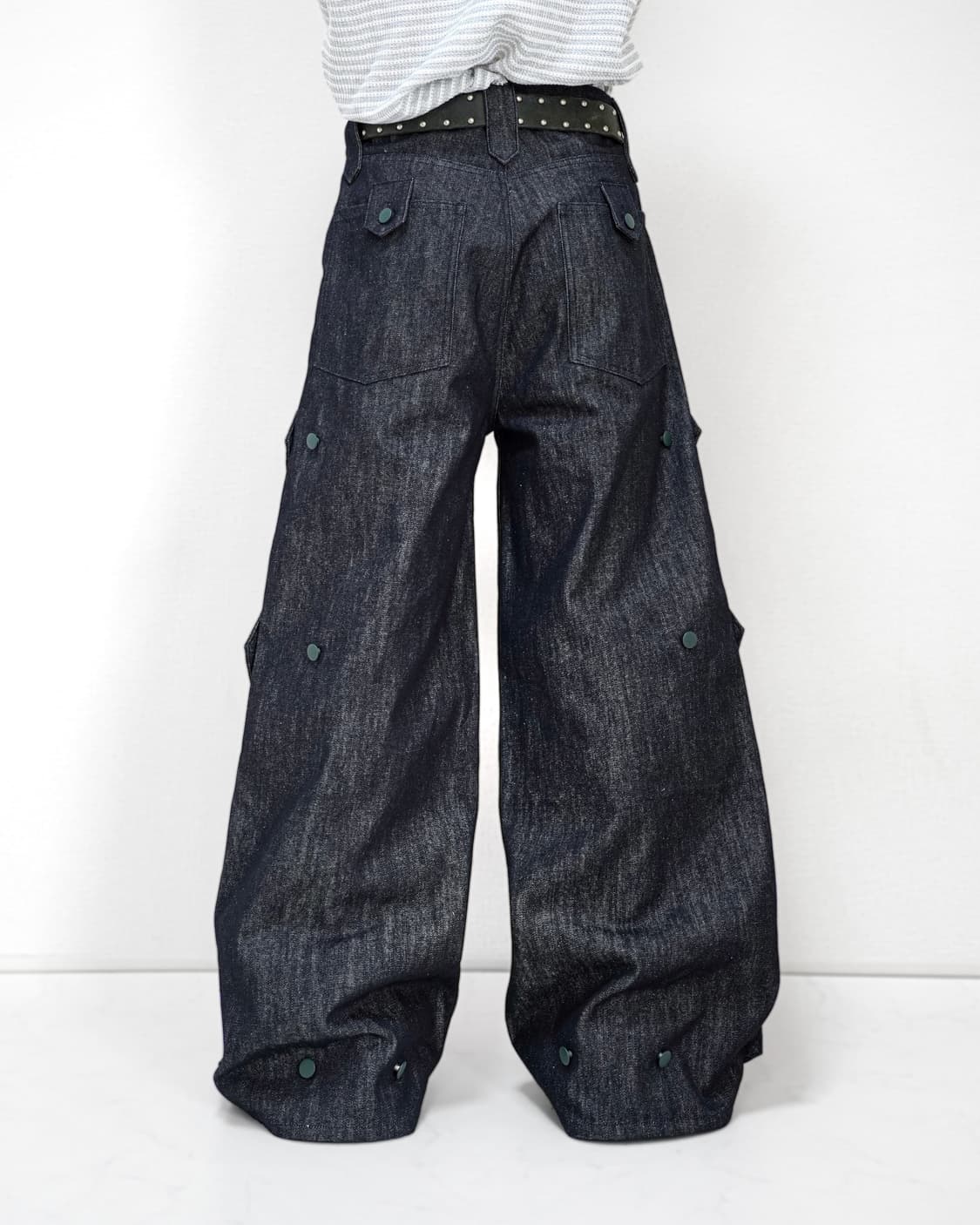 TΣist 4way Side Belt Rigid Denim Pants  상품이미지4