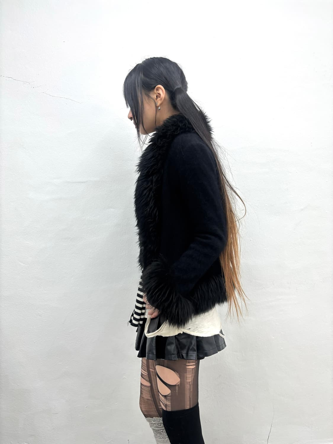 Fur cardigan  상품이미지3