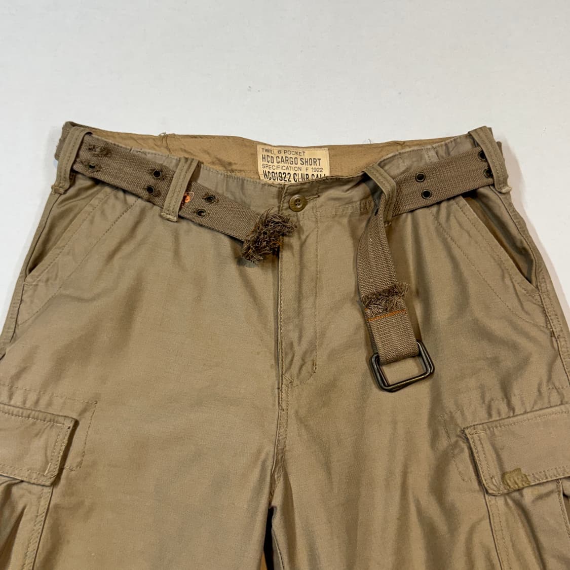 36inch) HCO 카키 브라운 버뮤다 카고팬츠 반바지 워크웨어 상품이미지2