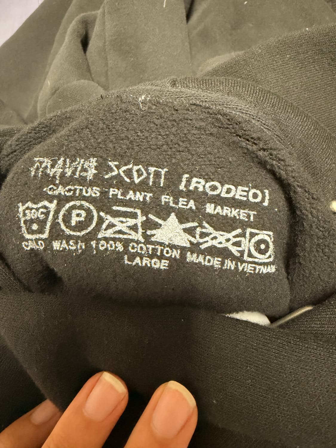 L)트래비스 스캇 cpfm 트랙 8 후드 상품이미지3