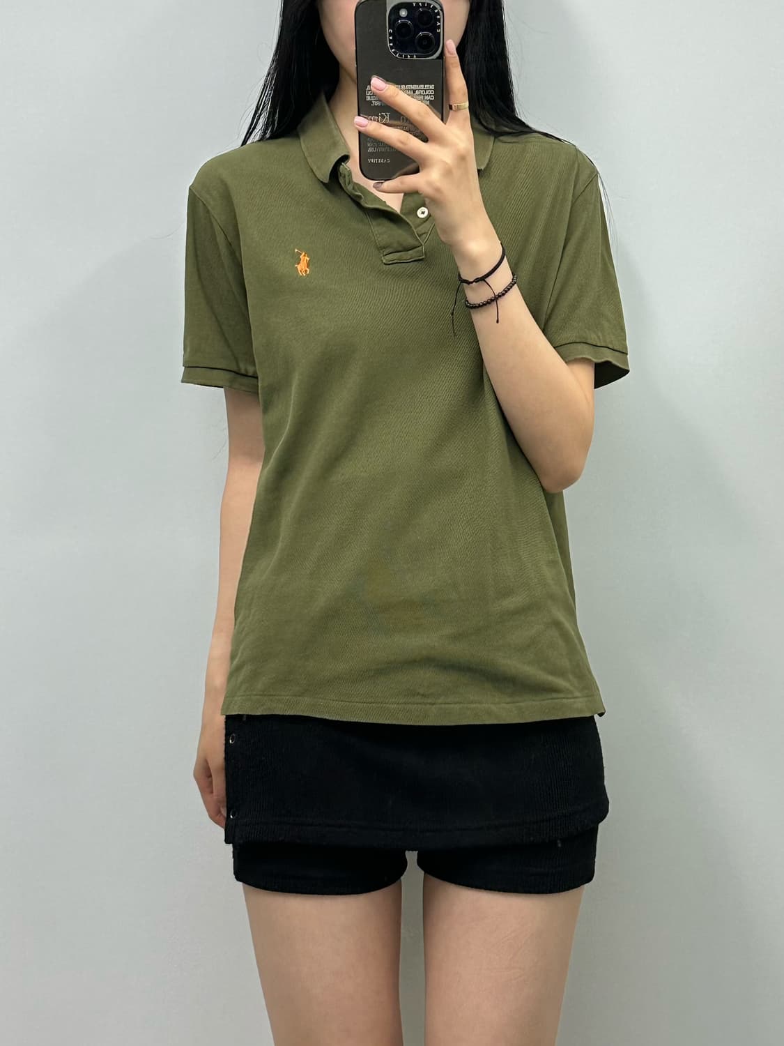 폴로 랄프로렌 카키 pk 반팔 티셔츠 상품이미지1