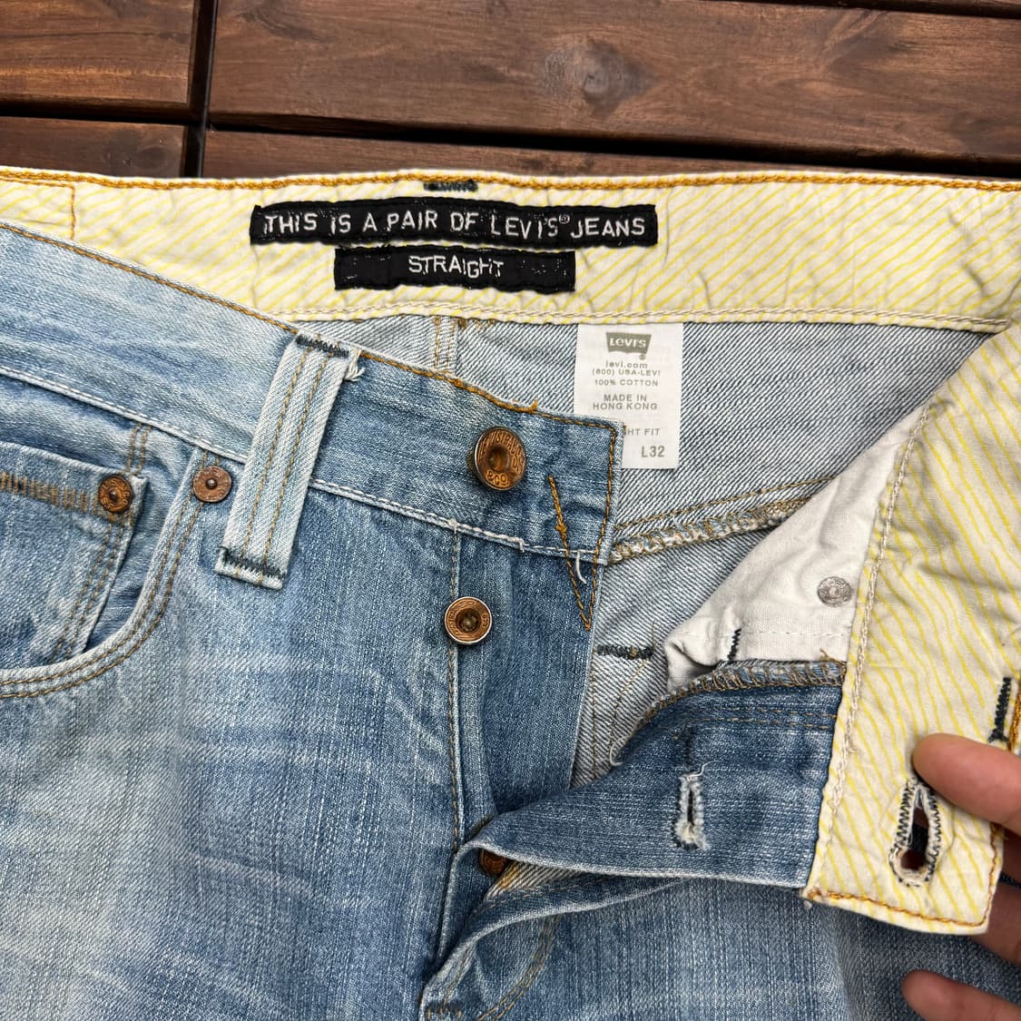 리바이스 스트레이트 데님 (32)  상품이미지3