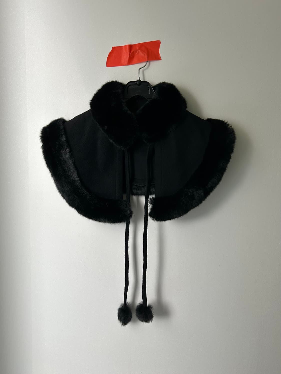 퍼 트리밍 넥 케이프 넥워머 상품이미지2